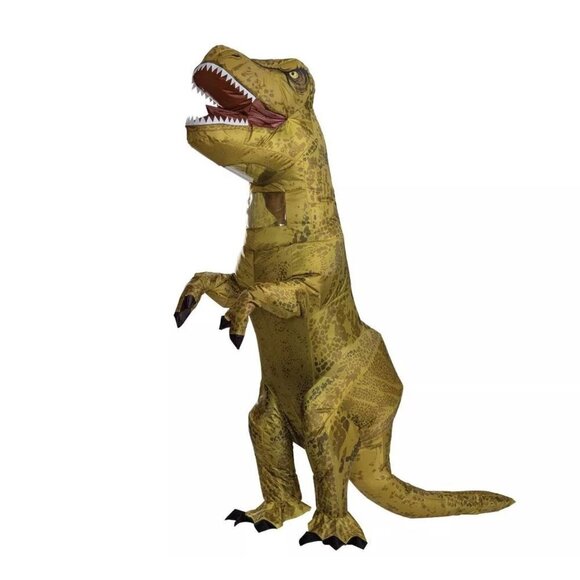 Disguise Adult Jurassic World T-Rex Inflatable Halloween Costume One Size - Picture 1 of 7